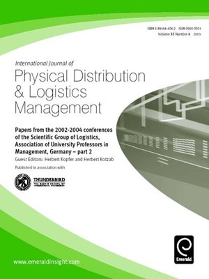 cover image of International Journal of Physical Distribution & Logistics Management, Volume 35, Issue 6